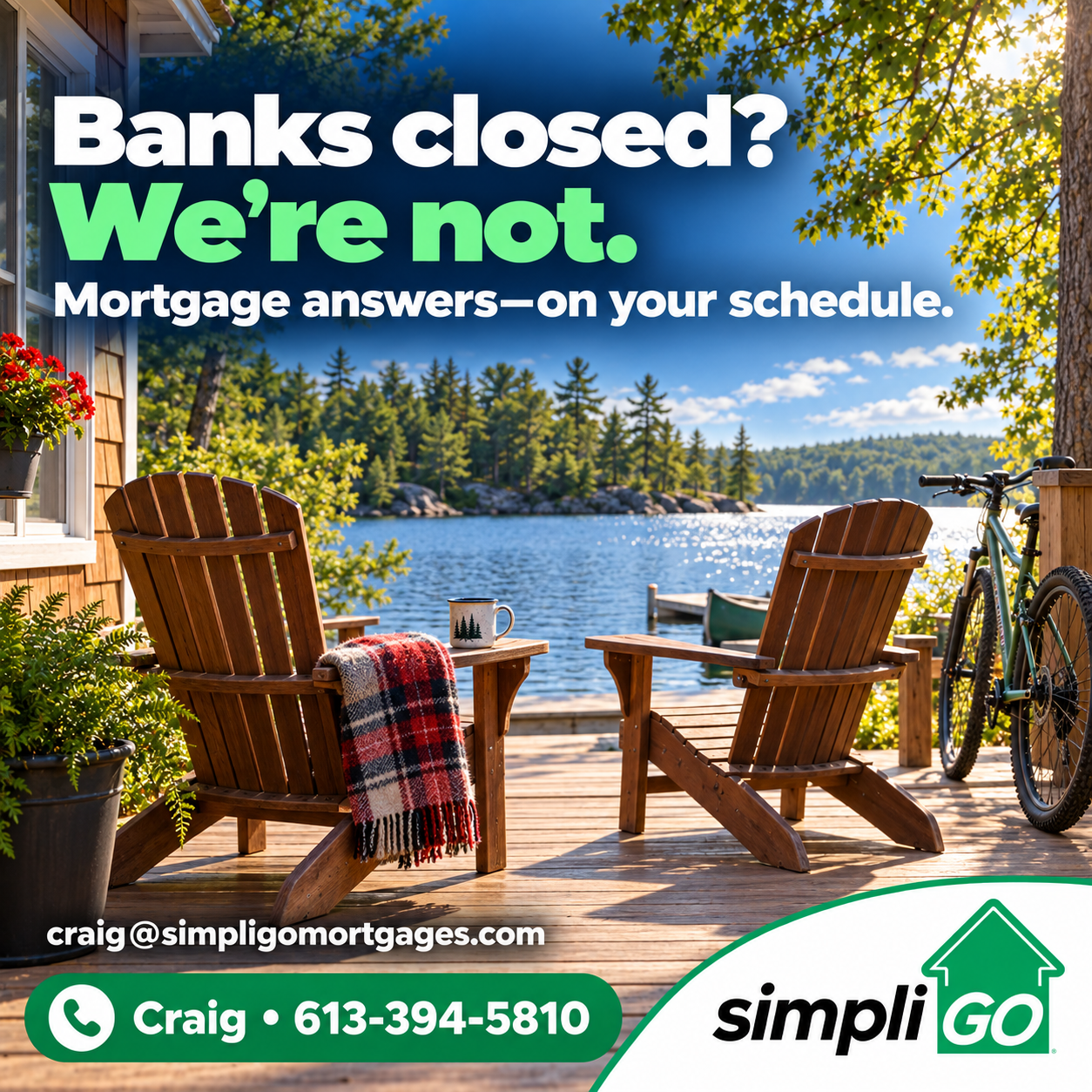 We're available when you need it
